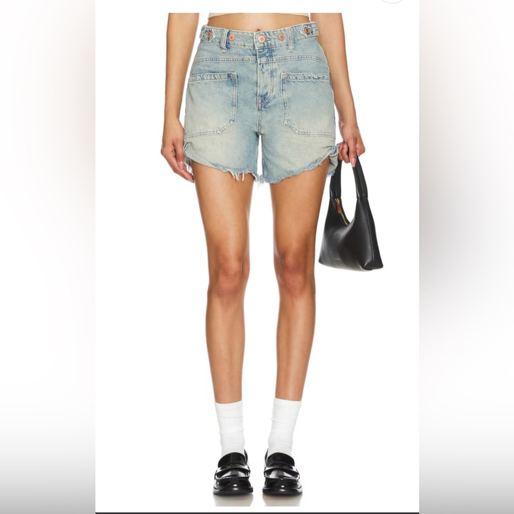 Free People We The Free Palmer Jean Shorts Size 29